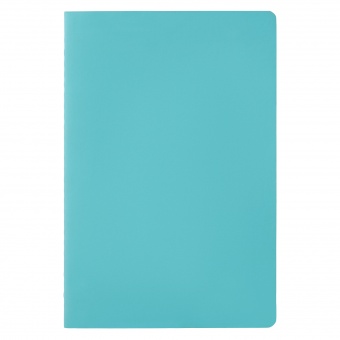 Блокнот Alpha slim, лазурный фото 