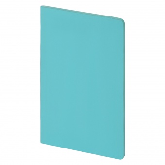 Блокнот Alpha slim, лазурный фото 