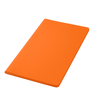 Блокнот Alpha slim, оранжевый фото 
