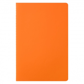Блокнот Alpha slim, оранжевый фото 