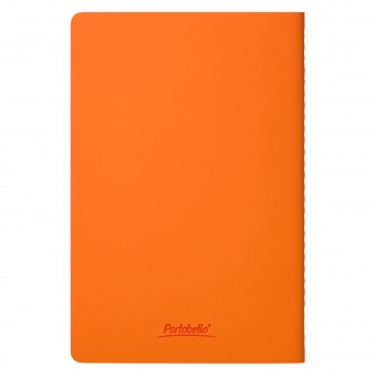 Блокнот Alpha slim, оранжевый фото 