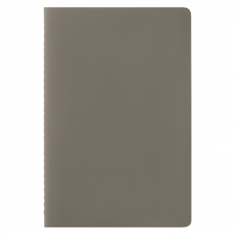 Блокнот Alpha slim, серый фото 
