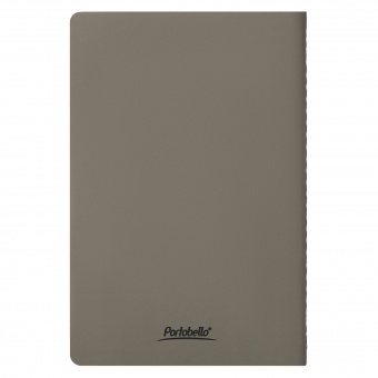 Блокнот Alpha slim, серый фото 