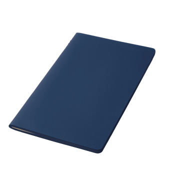 Блокнот Alpha slim, синий фото 