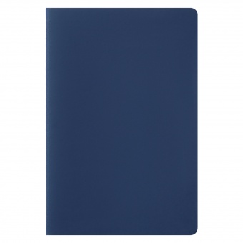 Блокнот Alpha slim, синий фото 