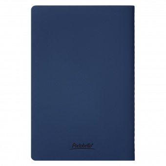 Блокнот Alpha slim, синий фото 