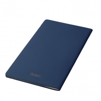 Блокнот Alpha slim, синий фото 