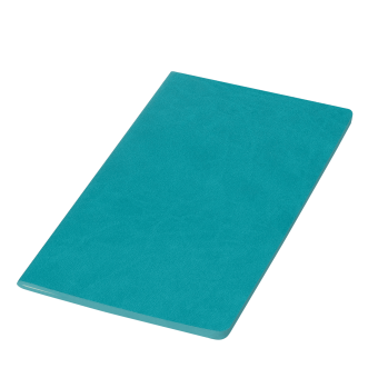 Блокнот Corsa slim, бирюзовый фото 