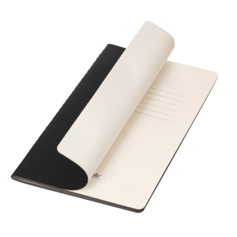 Блокнот Corsa slim, черный фото 