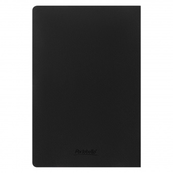 Блокнот Corsa slim, черный фото 