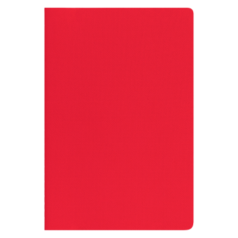 Блокнот Corsa slim, красный фото 