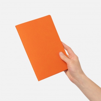 Блокнот Corsa slim, оранжевый фото 