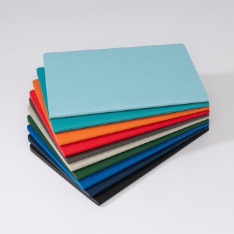 Блокнот Corsa slim, серый фото 