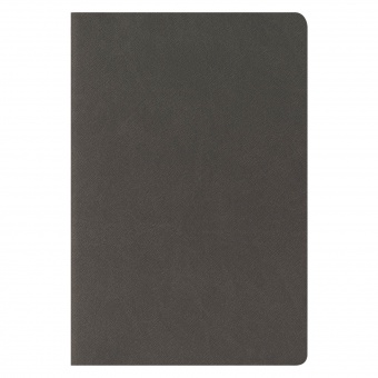 Блокнот Corsa slim, серый фото 