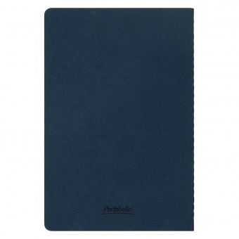 Блокнот Corsa slim, синий фото 