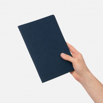 Блокнот Corsa slim, синий фото 