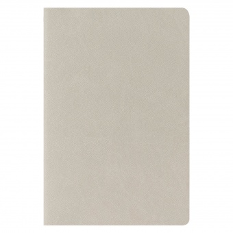 Блокнот Corsa slim, светло-серый фото 