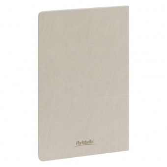 Блокнот Corsa slim, светло-серый фото 