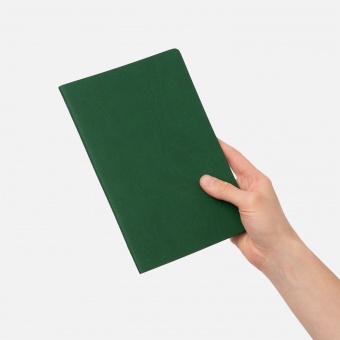 Блокнот Corsa slim, зеленый фото 