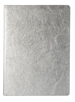 Блокнот Ingot, серебристый фото 