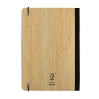 Блокнот Scribe с обложкой из бамбука, А5, 80 г/м² фото 