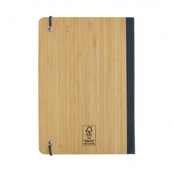 Блокнот Scribe с обложкой из бамбука, А5, 80 г/м² фото 
