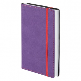 Блокнот Vivid Colors в мягкой обложке, фиолетовый фото 