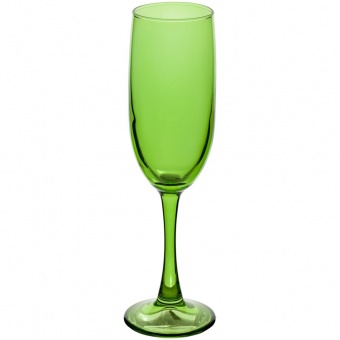 Бокал для шампанского Enjoy, зеленый фото 
