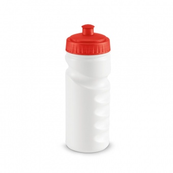Бутылка для велосипеда Lowry, белая с красным фото 