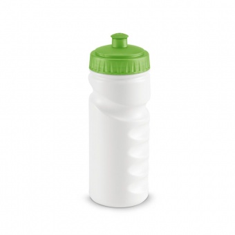 Бутылка для велосипеда Lowry, белая с зеленым фото 