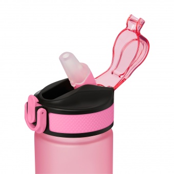 Бутылка для воды Flip mini, розовая фото 