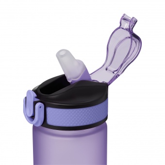 Бутылка для воды Flip mini, сиреневая фото 