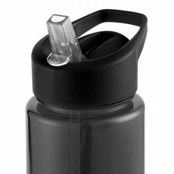 Бутылка для воды Holo, черная фото 