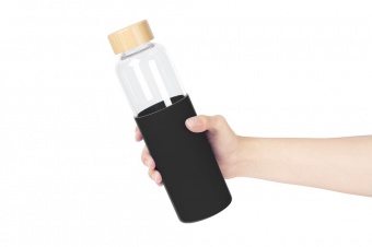 Бутылка для воды Onflow, черная фото 