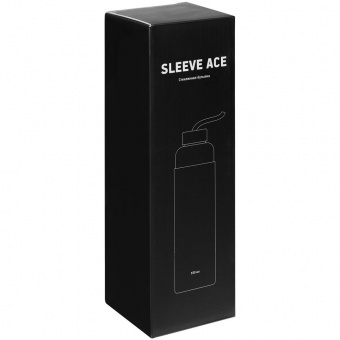 Бутылка для воды Sleeve Ace, черная фото 