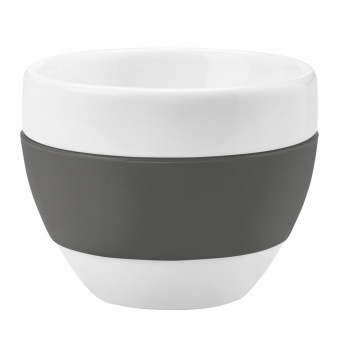 Чашка для капучино Aroma, темно-серая фото 