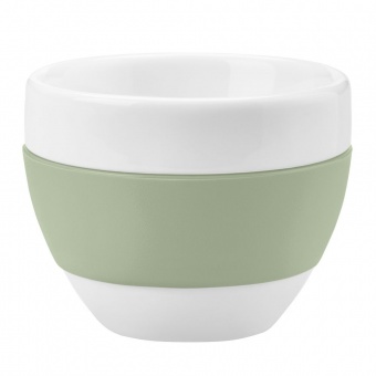 Чашка для капучино Aroma, зеленая фото 