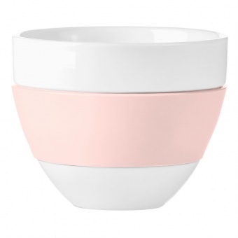Чашка для латте Aroma, розовая фото 