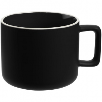 Чашка Fusion, черная фото 