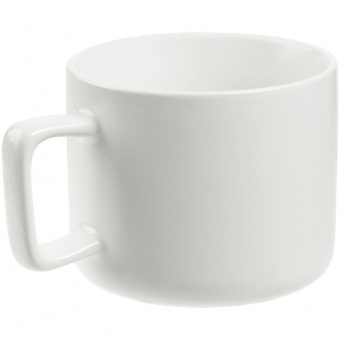 Чашка Jumbo, матовая, белая фото 