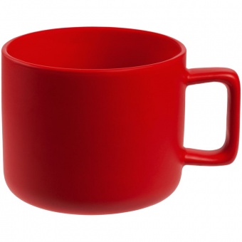 Чашка Jumbo, матовая, красная фото 