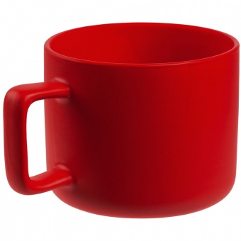 Чашка Jumbo, матовая, красная фото 