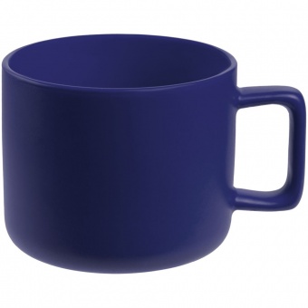 Чашка Jumbo, матовая, темно-синяя фото 