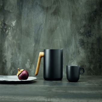 Чашка Nordic Kitchen, малая, черная фото 