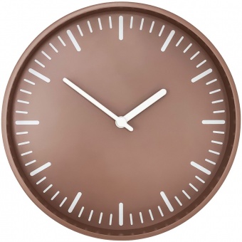 Часы настенные Bijou, серо-бежевые фото 