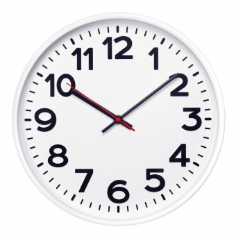 Часы настенные ChronoTop, белые фото 