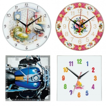 Часы стеклянные на заказ Time Wheel фото 