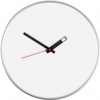 Часы настенные ChronoTop, серебристые фото 