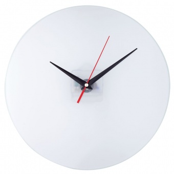Часы настенные стеклянные с печатью Time Wheel фото 