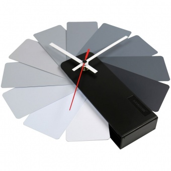 Часы настенные Transformer Clock. Black & Monochrome фото 